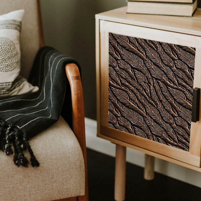 Papel De Seda Desligamento de Padrão de Folhas de Onda (Criador carregado)