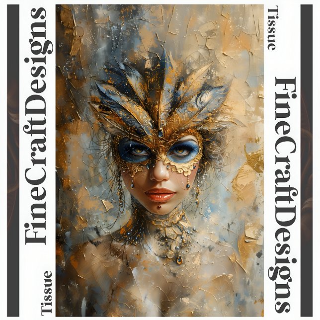 Papel De Seda Desligamento de pintura de óleo de mascarada, dire (Criador carregado)