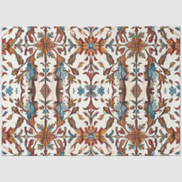 Papel De Seda Desligamento de queda de azul e russo