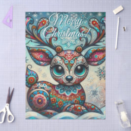 Papel De Seda Desligamento de Rebelde de Natal Whimsic Big Eyes