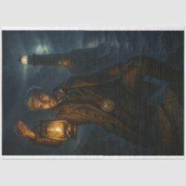 Papel De Seda Desligamento de Steampunk Vigtorian Lighthoueper