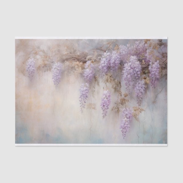 Papel De Seda Desligamento Delicado, Bonito E Elegante Florais (Frente )