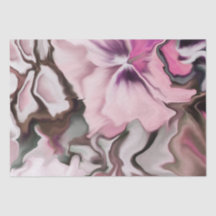 Desligamento do Chique Floral do Vintage Abstrato