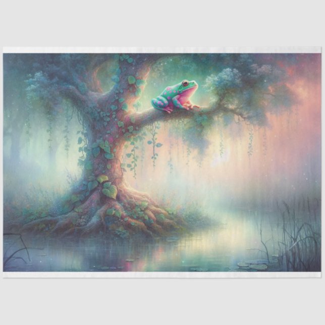Papel De Seda Desligamento do sapo Swamp (Frente )