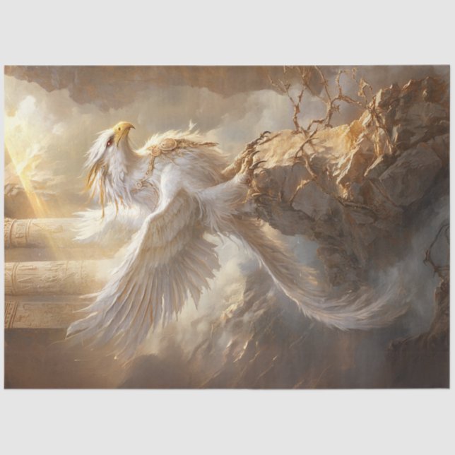 Papel De Seda Desligamento Dramático das Colunas Antigas do Grif (Frente )