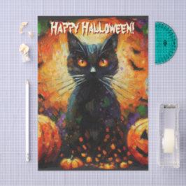 Papel De Seda Desligamento Personalizado de Batatas Negros Pumpk
