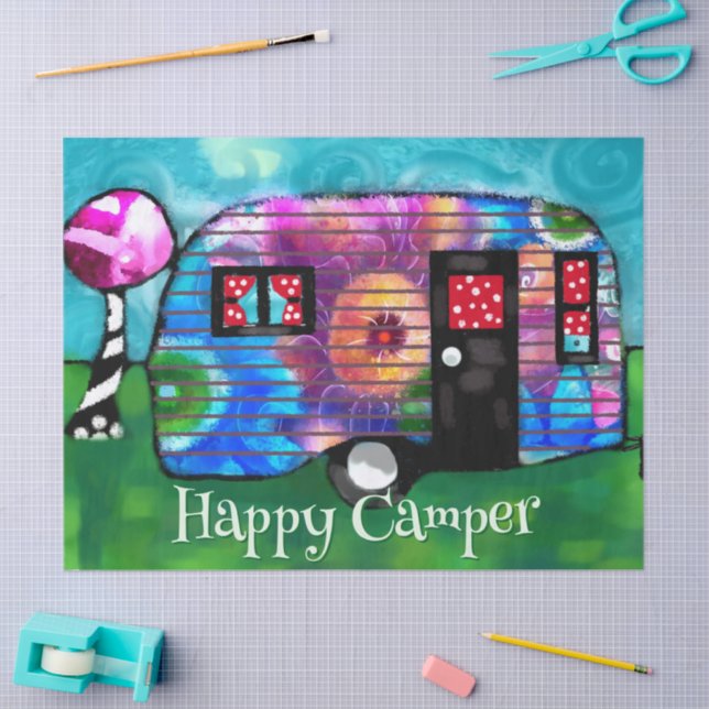 Papel De Seda Desligamento Personalizado Floral Personalizado do (Arte )