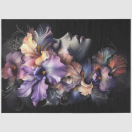 Papel De Seda Desligando Petais da Obsessão Floral da Mulher