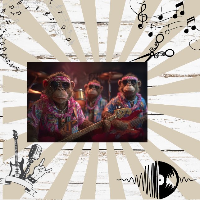 Papel De Seda Desligar a Banda tropical do macaco (Criador carregado)