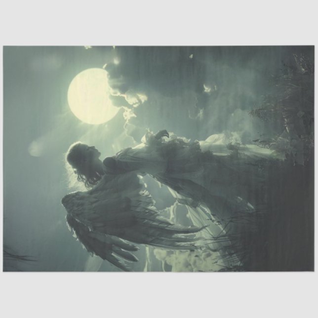 Papel De Seda Desligar Anjo Angélico Angélico e Impressionante E (Frente )