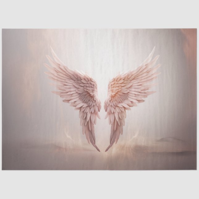 Papel De Seda Desligar Anjos Dançando na Páscoa do Céu (Frente )