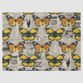 Papel De Seda Desligar Catálogo de Vintage e Borboletas