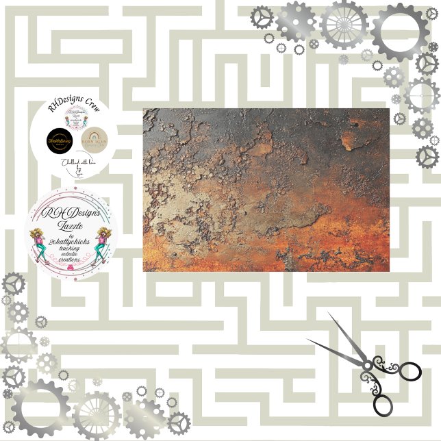 Papel De Seda Desligar Faux Concluir Patina Copper (Criador carregado)