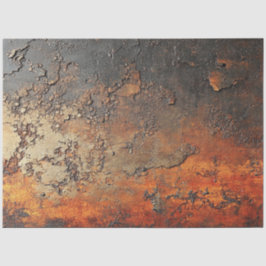 Papel De Seda Desligar Faux Rust Patina de cobre