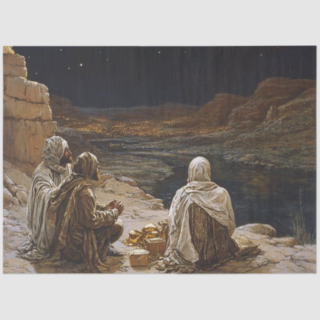 Papel De Seda Desligar Homens Sábios da Noite Estelar 3 (Frente )