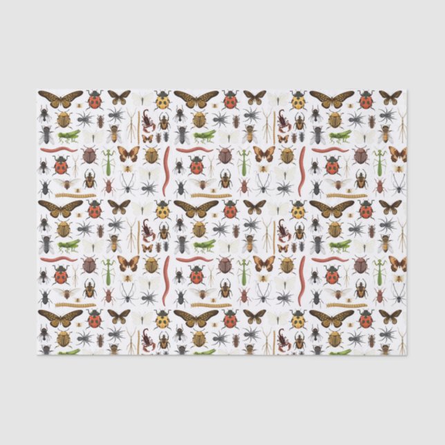 Papel De Seda Desligar Insetos Festa de aniversário (Frente )