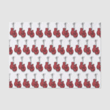 Desligar Luvas Vermelhas de Aniversário Boxando