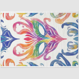 Papel De Seda Desligar Máscara Mardi Gras