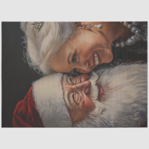 Papel De Seda Desligar o Sr. e a Sra. Claus Portrait