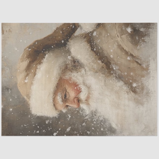 Papel De Seda Desligar Papais noeis Não Tradicionais (Frente )