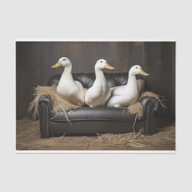 Papel De Seda Desligar Patos (Frente )