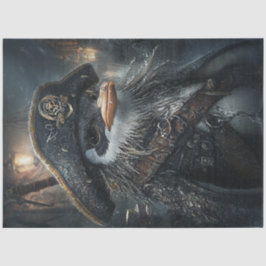 Papel De Seda Desligar Pinguim Pirata no Mar