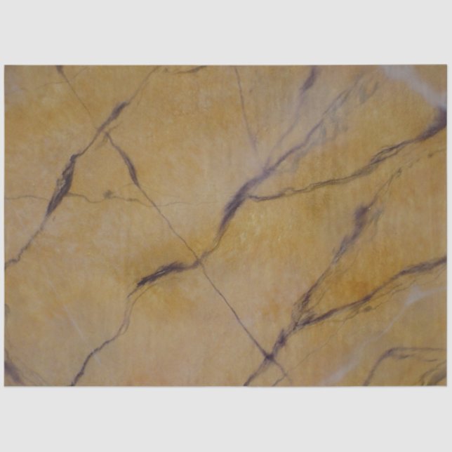Papel De Seda Desligar Sienna Marble Faux Finalizar (Frente )