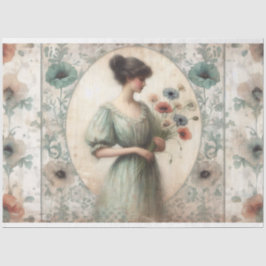 Papel De Seda Desnupage Floral Vitoriana da Femme