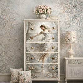 Papel De Seda Desocupação Romântica da Floresta de Dança de Ball