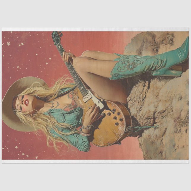 Papel De Seda Desvincula artista Alizabeth, criadora de conteúdo (Frente )