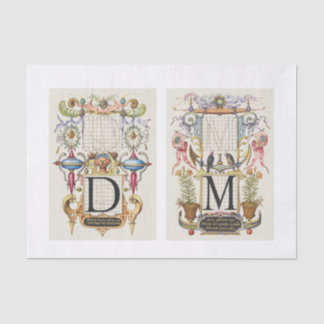 Papel De Seda Desvinculação do jardim de caligrafia