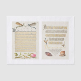 Papel De Seda Desvinculação do jardim de caligrafia