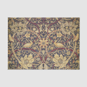Papel De Seda Detalhe do tapete William Morris Bullerswood