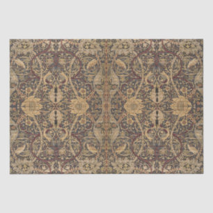 Papel De Seda Detalhe do tapete William Morris Bullerswood
