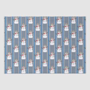 Papel De Seda Detetive Snowman, divertido e Rico