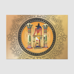 Papel De Seda Deus Anubis