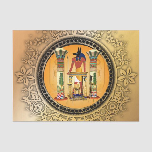 Papel De Seda Deus Anubis (Frente )