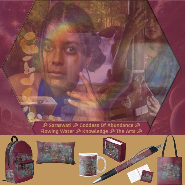 Papel De Seda Deuses e Deusas da Água (Get the full “Gods + Goddesses Of Water” collection at: https://bit.ly/SmartArtZazzle. )