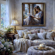 Devaneio da Janela da Cabana Leitura Romântica Dec