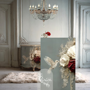 Papel De Seda DEVANEIO EM FLOR II Beija-flor & Renda