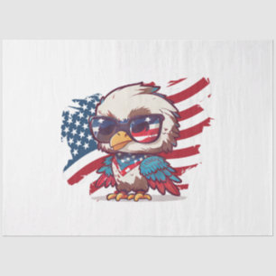 Papel De Seda Dia 4 de julho da independência das águias-america