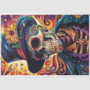 Papel De Seda Dia da Desvinculação da Celebração do Morto México