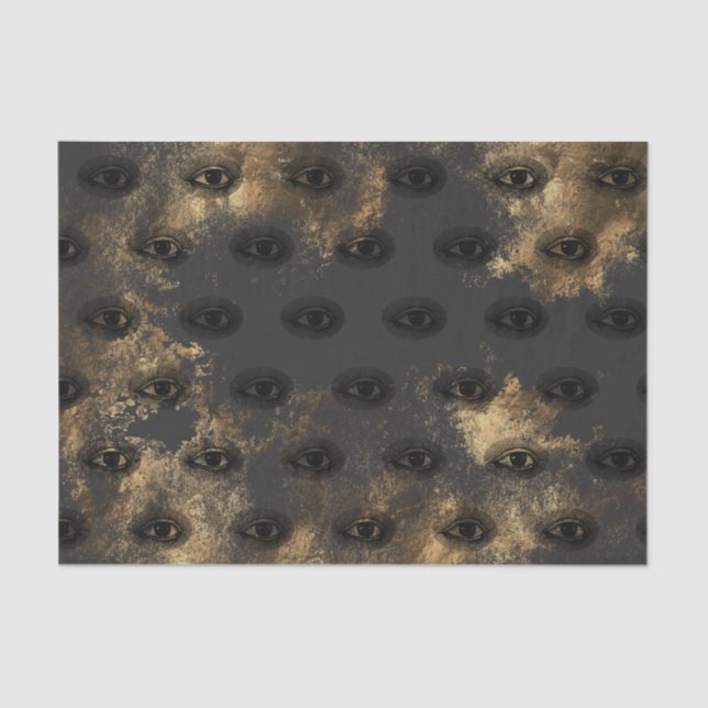 Papel De Seda Dia das Bruxas | Olho Mau | Sutil (Frente )