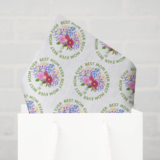 Papel De Seda Dia das Mães Com Blumenstrauss (Sacola de presentes)