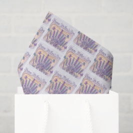Papel De Seda Dia das Mães feliz e fofo em azulejos