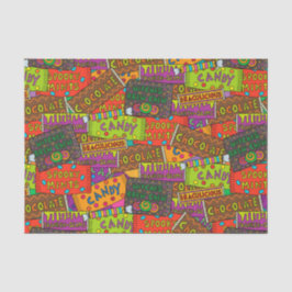 Papel De Seda Dia de as Bruxas engraçado