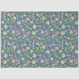 Papel De Seda Dia de as mães primavera Garden Daffodils Crocuses