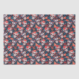 Papel De Seda 💀 Día de Muertos, crânios de açúcar