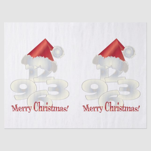 Papel De Seda Dia de Natal (Frente )
