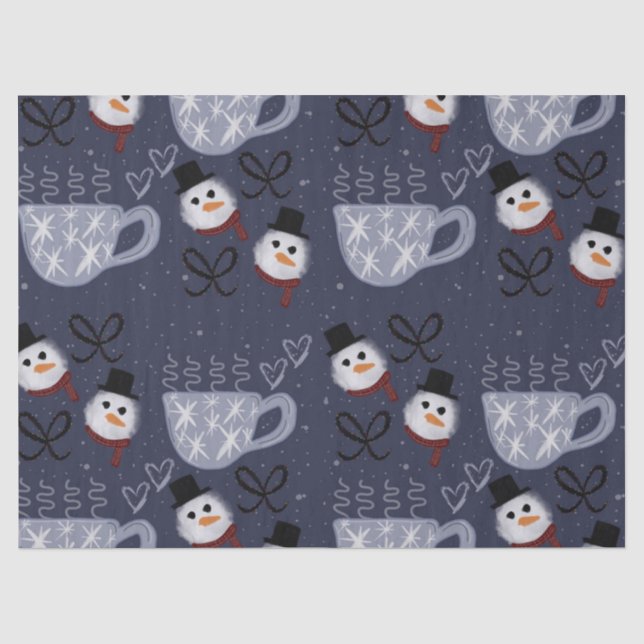 Papel De Seda Dia de Neve (Frente )